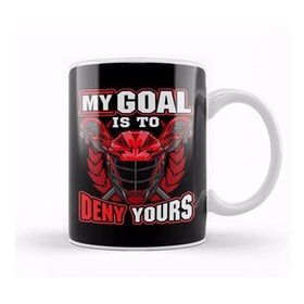 Baskı Dükkanı My Goal Is To Deny Yours Lacrosse Goalie Defender Kupa