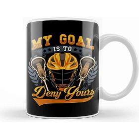 Baskı Dükkanı My Goal Is To Deny Yours Lacrosse Goalie Defender Kupa