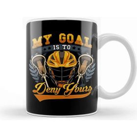 Baskı Dükkanı My Goal Is To Deny Yours Lacrosse Goalie Defender Kupa