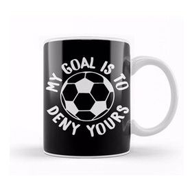 Baskı Dükkanı My Goal Is To Deny Yours Soccer Goalie & Defender Kupa