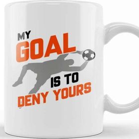 Baskı Dükkanı My Goal Is To Deny Yours Soccer Goalie Goalkeeper Kupa