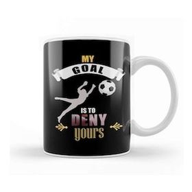 Baskı Dükkanı My Goal Is To Deny Yours Soccer Goalie Goalkeepers Kupa