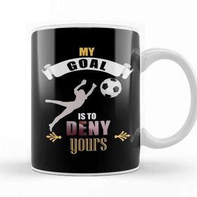 Baskı Dükkanı My Goal Is To Deny Yours Soccer Goalie Goalkeepers Kupa