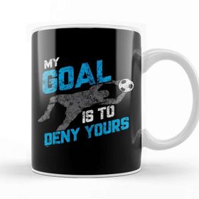 Baskı Dükkanı My Goal Is To Deny Yours Soccer Goalie Kupa