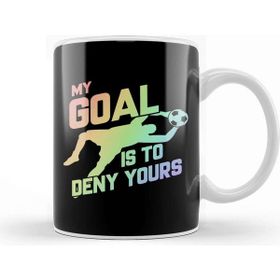 Baskı Dükkanı My Goal Is To Deny Yours Soccer Goalie Soft Rainbow Kupa