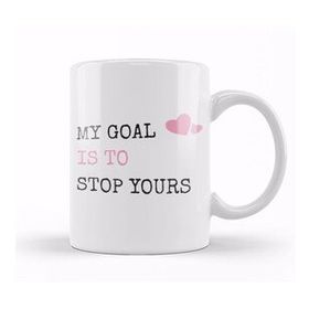 Baskı Dükkanı My Goal Is To Stop Yours Goalie Defender Kupa
