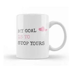 Baskı Dükkanı My Goal Is To Stop Yours Goalie Defender Kupa