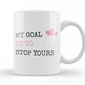 Baskı Dükkanı My Goal Is To Stop Yours Goalie Defender Kupa