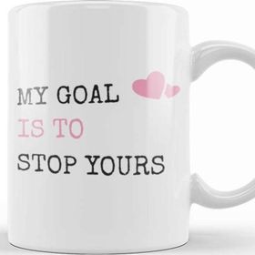 Baskı Dükkanı My Goal Is To Stop Yours Goalie Defender Kupa