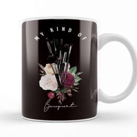 Baskı Dükkanı My Kind Of Bouquet Make Up Artist Tools Stylist Beauty Salon Kupa