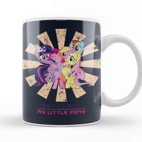 Baskı Dükkanı My Little Pony Retro Japanese Kupa