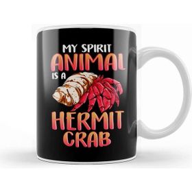 Baskı Dükkanı My Spirit Animal Is A Hermit Crab Crustacean Pun Kupa