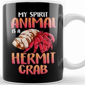 Baskı Dükkanı My Spirit Animal Is A Hermit Crab Crustacean Pun Kupa