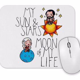 Baskı Dükkanı My Sun Stars Moon of My Life Mouse Pad