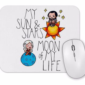 Baskı Dükkanı My Sun Stars Moon of My Life Mouse Pad
