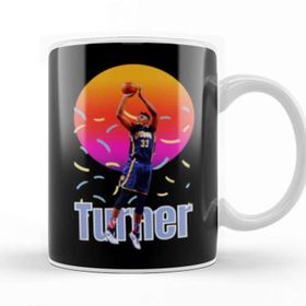 Baskı Dükkanı Myles Turner Vintage Art Legend Basketball Gift Kupa