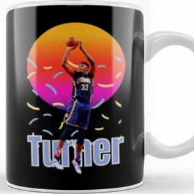 Baskı Dükkanı Myles Turner Vintage Art Legend Basketball Gift Kupa