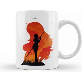 Baskı Dükkanı Nami One Piece In Silhouette Kupa