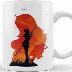 Baskı Dükkanı Nami One Piece In Silhouette Kupa