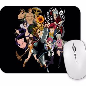 Baskı Dükkanı Nanatsu No Taizai Seven Deadly Sins All Characters Mouse Pad
