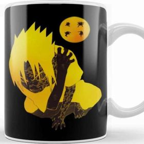 Baskı Dükkanı Naruto Sasuke Porselen Kupa