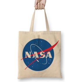 Baskı Dükkanı Nasa Logosu Bez Çanta