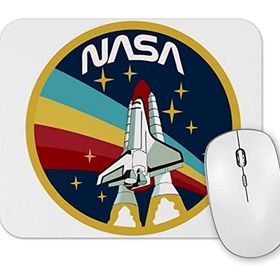 Baskı Dükkanı Nasa Rocket Logo Mouse Pad