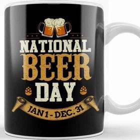 Baskı Dükkanı National Beer Day January 1st To December 31ST Pun Kupa