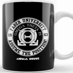 Baskı Dükkanı National Lampoons Animal House Animal House Faber University Logo Kupa