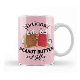 Baskı Dükkanı National Peanut Butter And Jelly Day 2021 Kupa