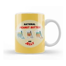 Baskı Dükkanı National Peanut Butter And Jelly Day 2021 Kupa
