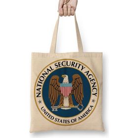 Baskı Dükkanı National Security Agency Bez Çanta