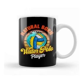 Baskı Dükkanı Natural Born Water Polo Player Waterpolo Athlete Kupa