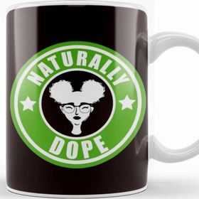 Baskı Dükkanı Naturally Dope Girl Queen American African Woman Gift Kupa