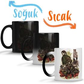 Baskı Dükkanı Naughty Dog the Last of Us Sihirli Porselen Kupa