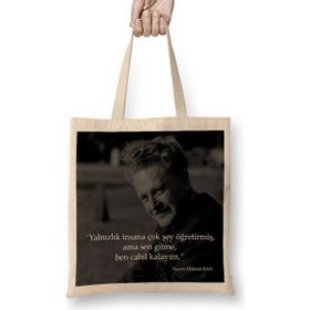 Baskı Dükkanı Nazım Hikmet Söz 011 Bez Kadın Günlük Çanta