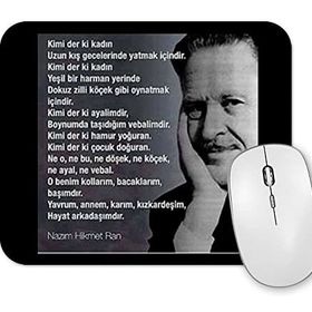 Baskı Dükkanı Nazım Hikmet Söz 012 Mouse Pad