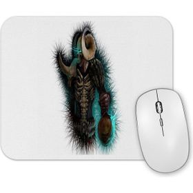 Baskı Dükkanı Necromancer Spike Bones Mouse Pad