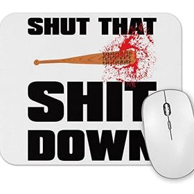 Baskı Dükkanı Negan Shut That Shıt Down Mouse Pad