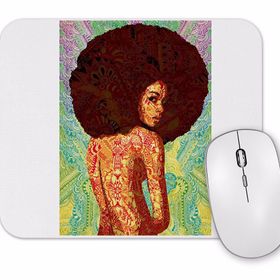 Baskı Dükkanı Negra Mandala Mouse Pad