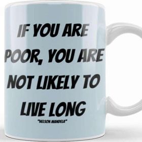 Baskı Dükkanı Nelson Mandela Quotes Art Gift Vintage Rretro Style Kupa