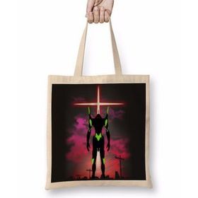 Baskı Dükkanı Neon Genesis Evangelion Eva Angel Bez Çanta