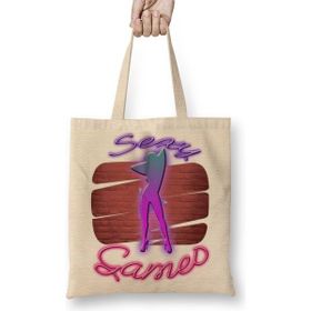Baskı Dükkanı Neon Sexy Games 2 Bez Çanta