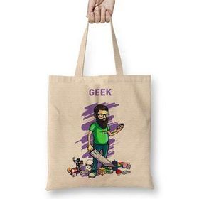 Baskı Dükkanı Nerd Geek Gamer Bez Çanta