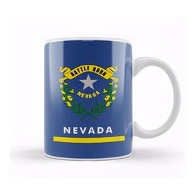 Baskı Dükkanı Nevada State Flag Kupa