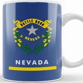 Baskı Dükkanı Nevada State Flag Kupa