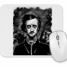 Baskı Dükkanı Nevermore Edgar Allan Poe Mouse Pad