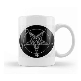 Baskı Dükkanı New Black Goat Of Mendes Pentagram Satan Satanic Seal Of Baphomet Metal 666 Devil Gift 01 Kupa