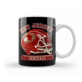 Baskı Dükkanı New Jersey Generals Helmet Kupa