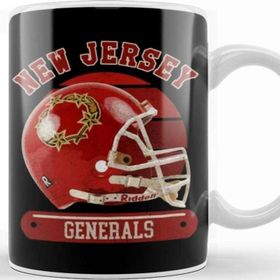 Baskı Dükkanı New Jersey Generals Helmet Kupa